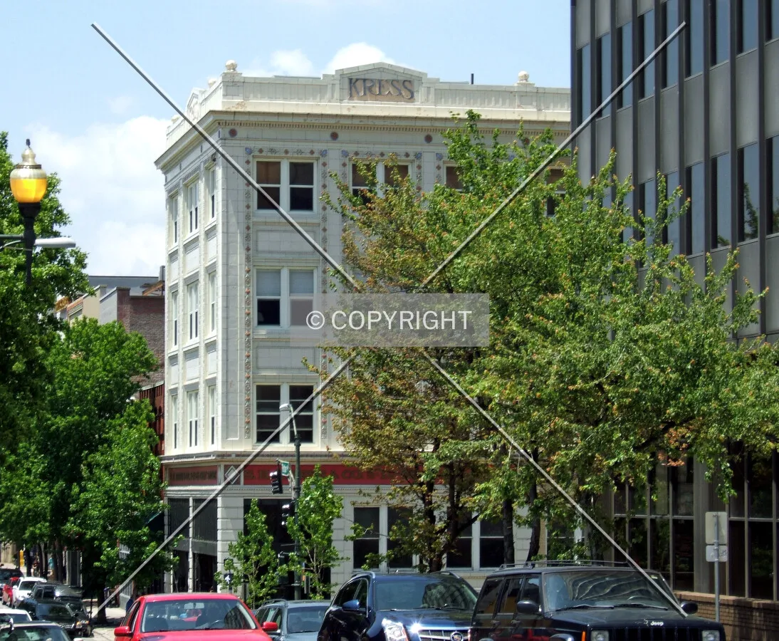 View from the east on Patton Avenue