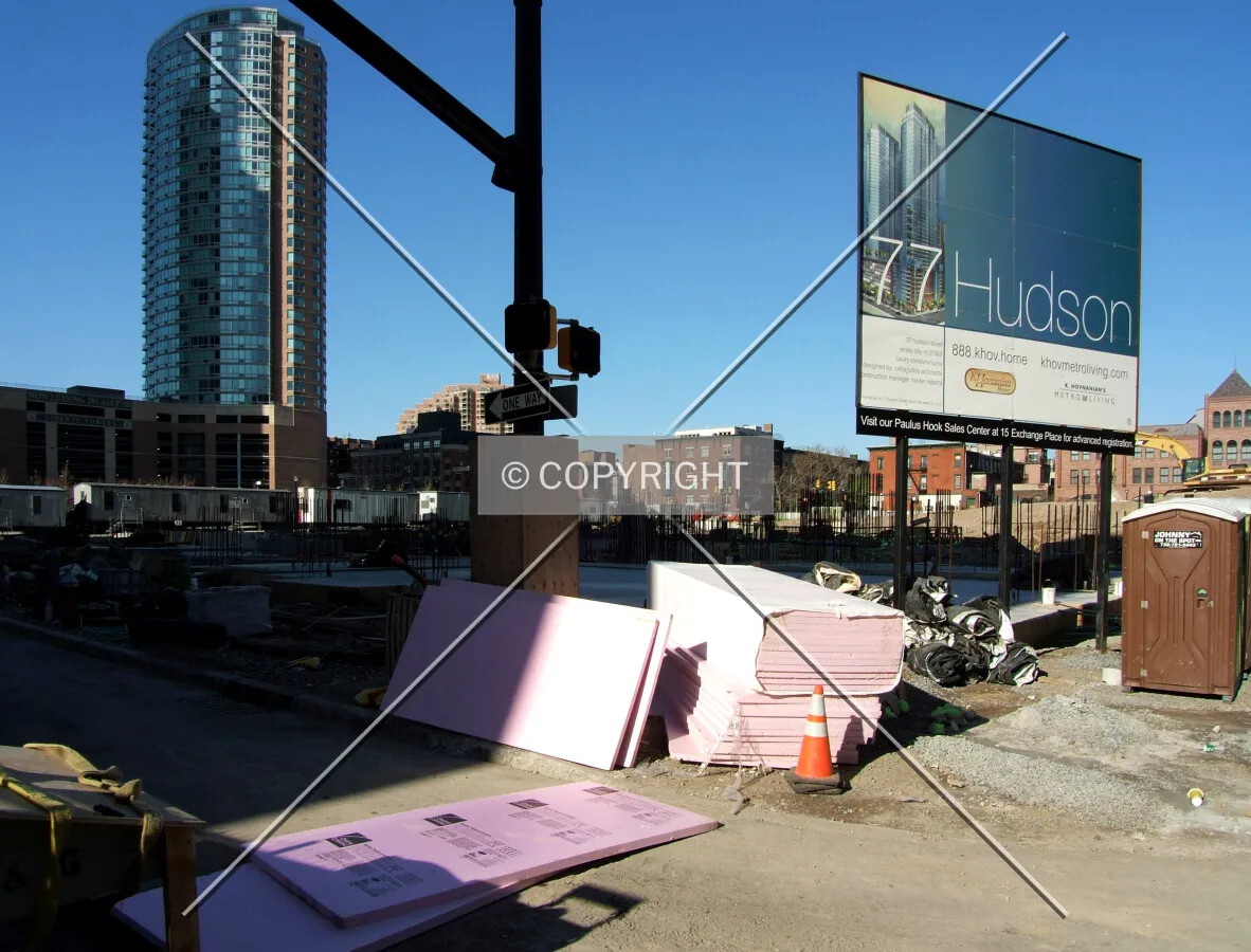 View from the northeast at Hudson and Grand Streets