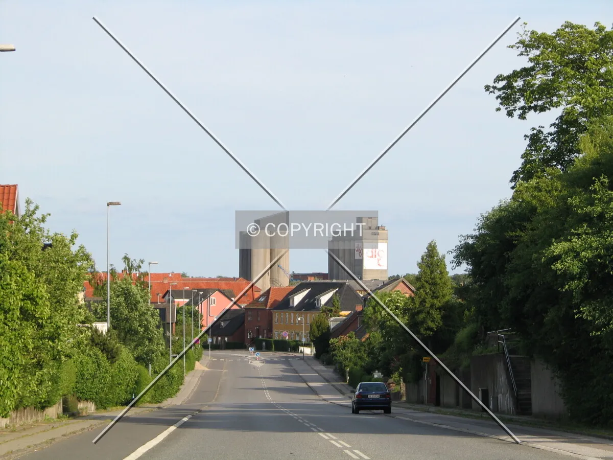 View down Slagelsevej towards the southeast