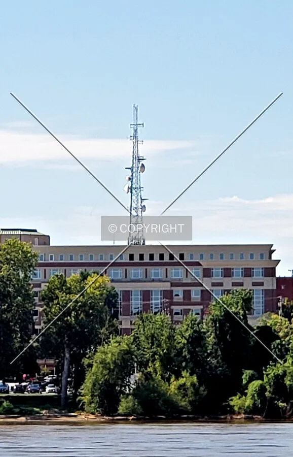 Distant view from the east; September 7, 2019