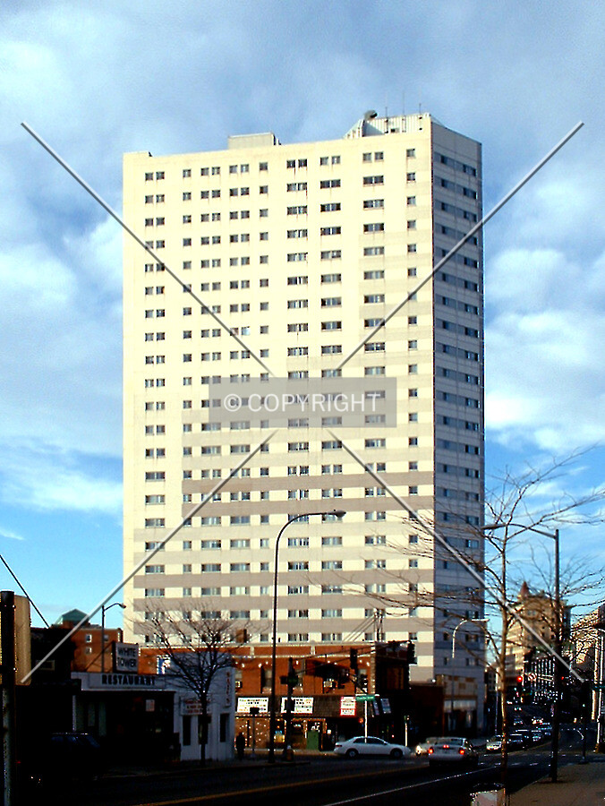 View from the southwest on Main Street