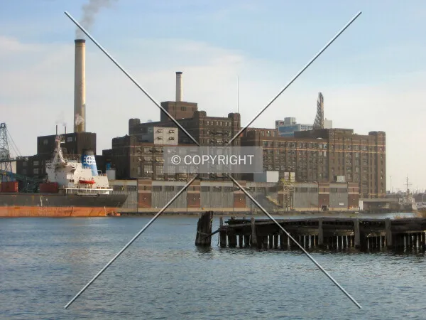 View to the south from a pier in Fell's Point