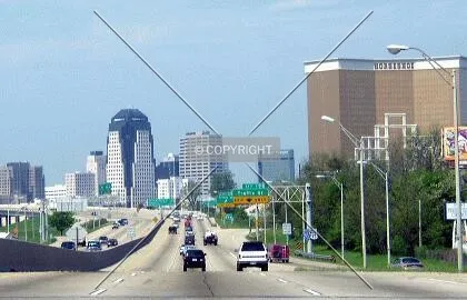 Looking west towards downtown from Interstate 20