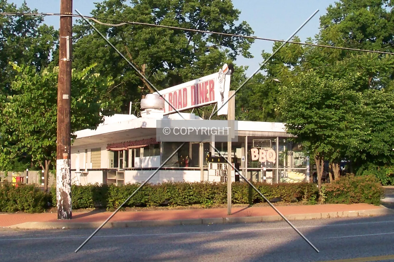 View from the northeast