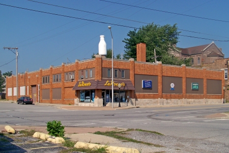 View from the southeast