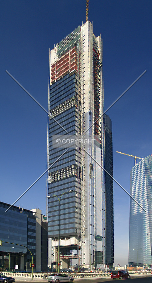 View from Paseo de la Castellana