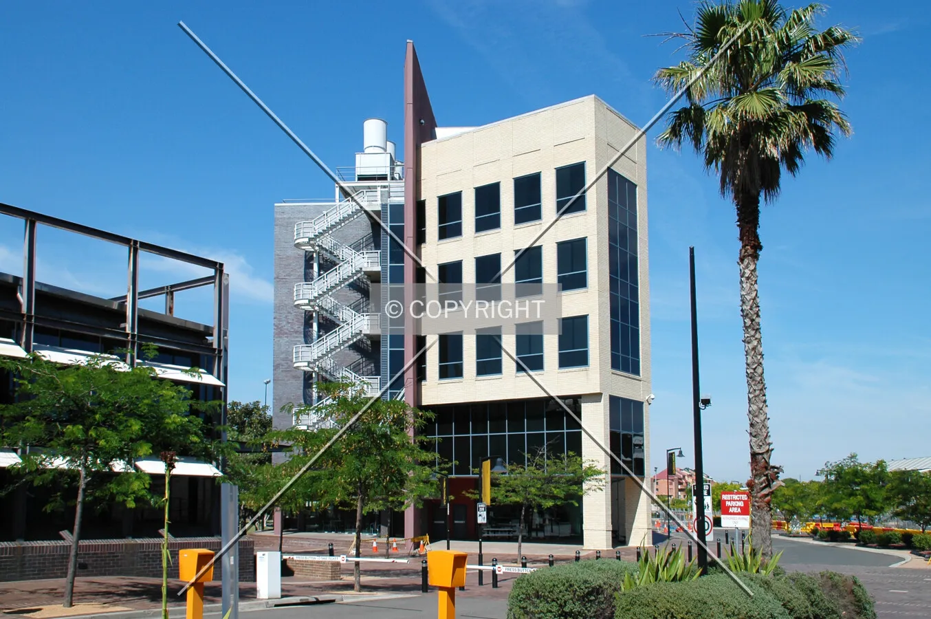 As seen from the northeast