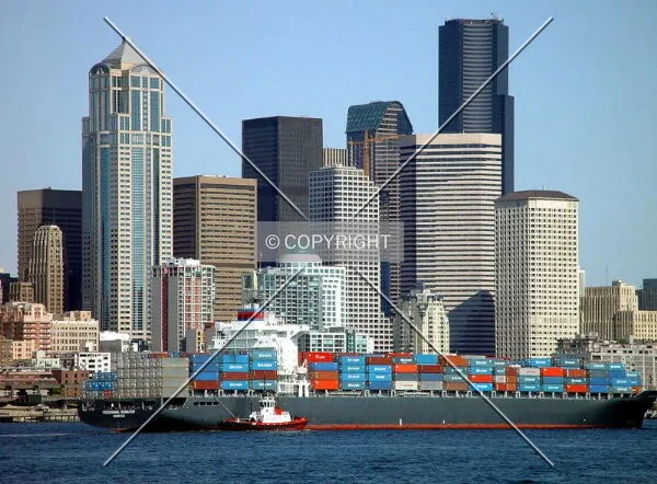 Seattle skyline from Elliott Bay