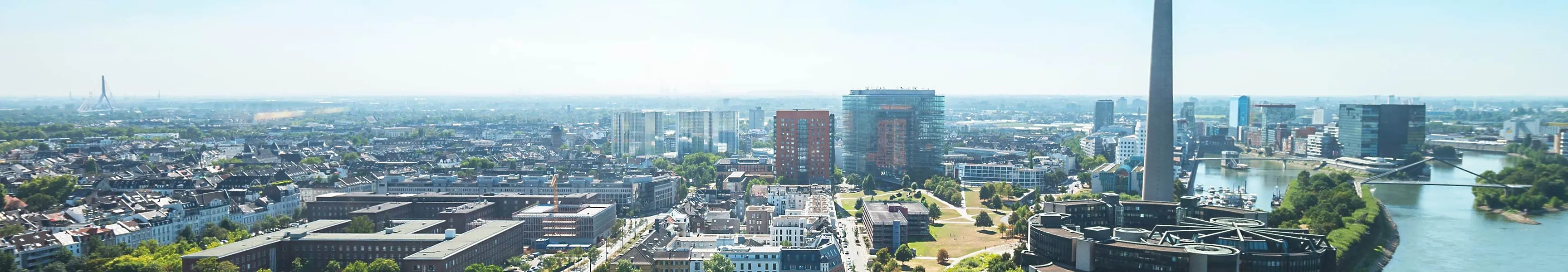 Panorama of Düsseldorf