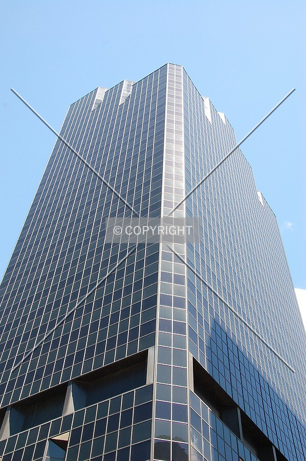 Looking up the west corner