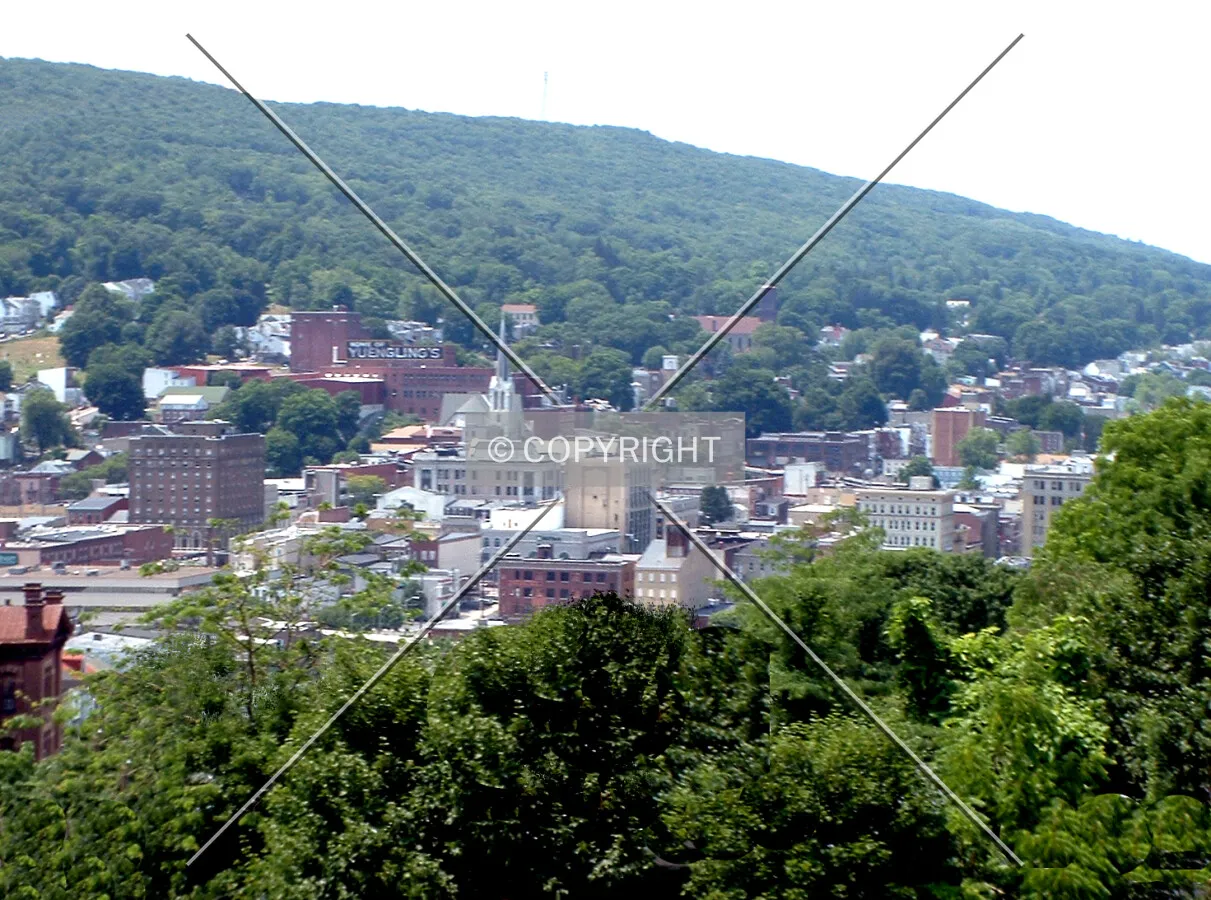 View from the northeast