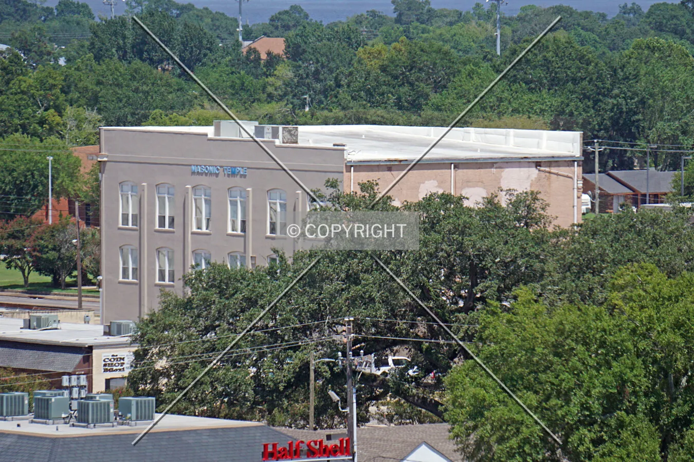 View from the southwest; August 29, 2016