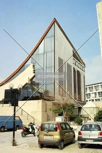 Rear view of the building