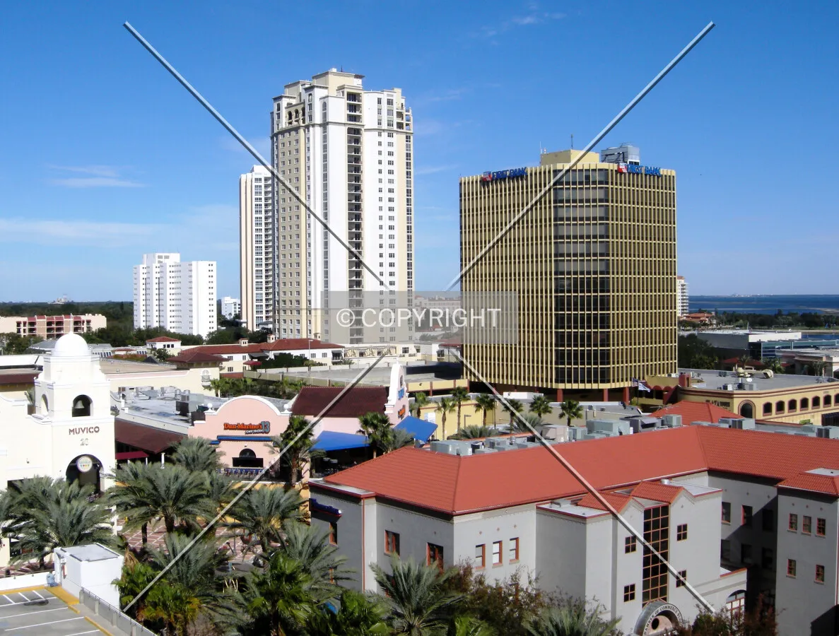 Skyline from the southwest