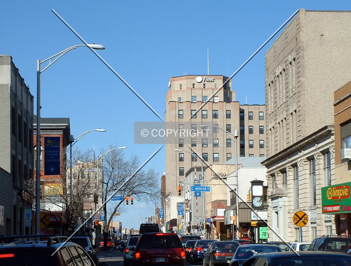 View northeast along Main Street