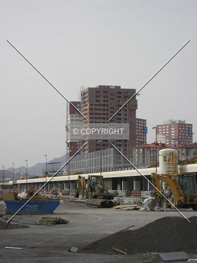 View from Megapark area