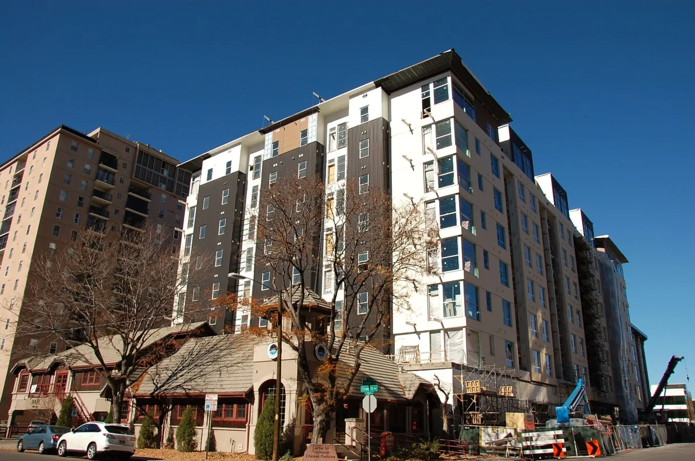 View from the southeast