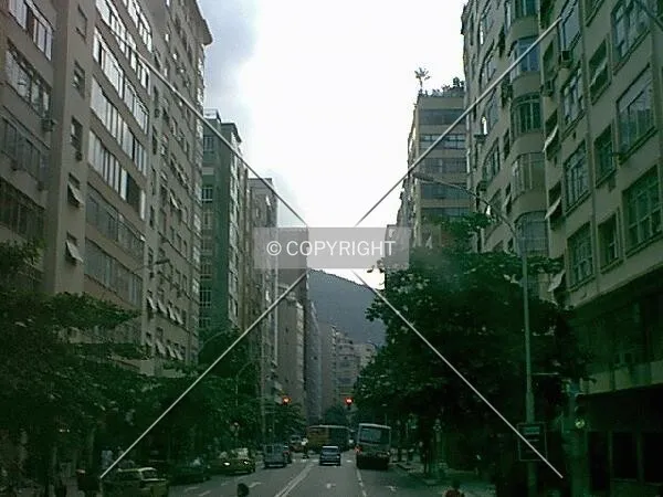 Typical street in Copacabana