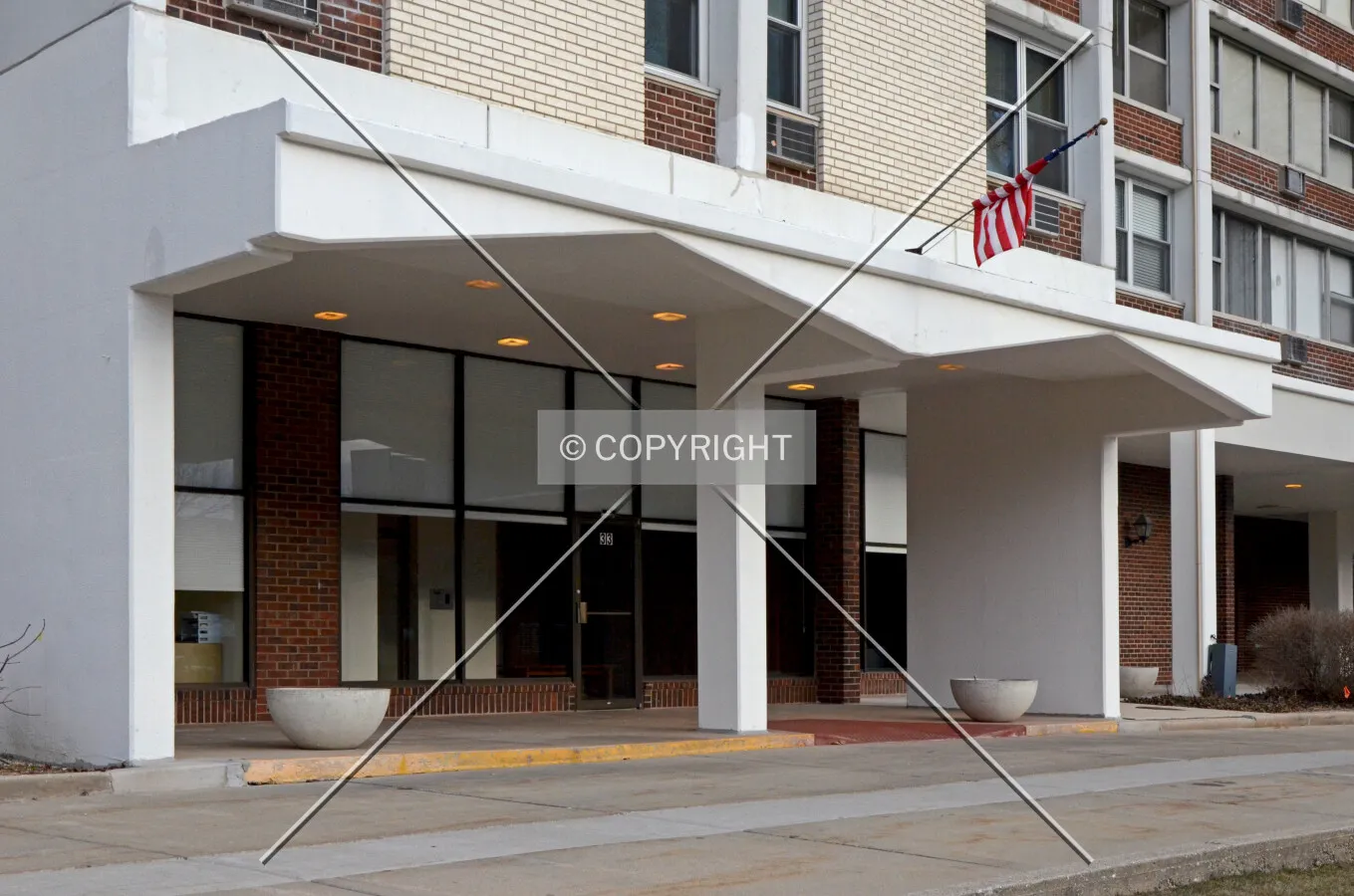 Main entrance, April 5, 2013