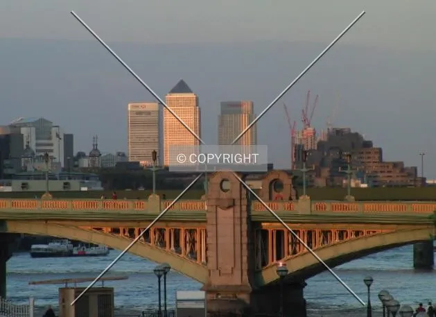 Distant view from Millennium Bridge