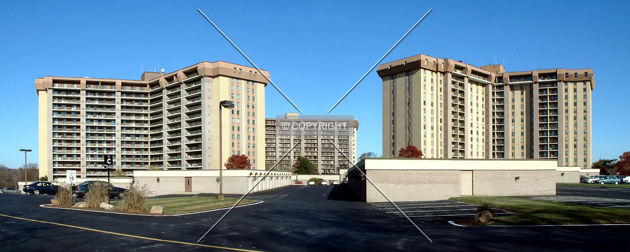 View from the west