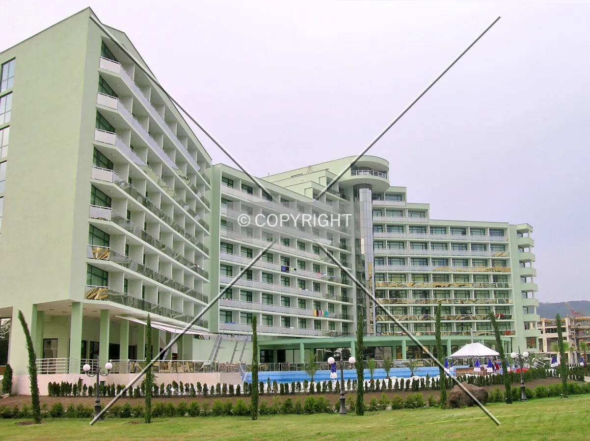Northern view of the building