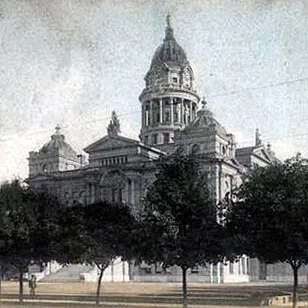 Vintage view from the south