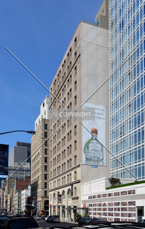 View from the northeast on Lafayette Street