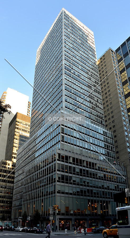 View from the southwest at 3rd Avenue and 46th Street