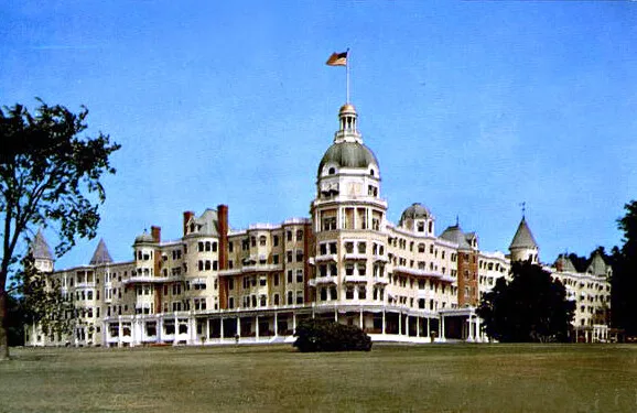 View showing the hotel's final form