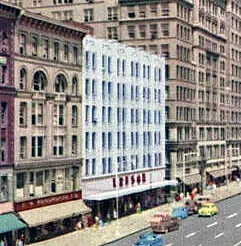 Vintage view from the southeast