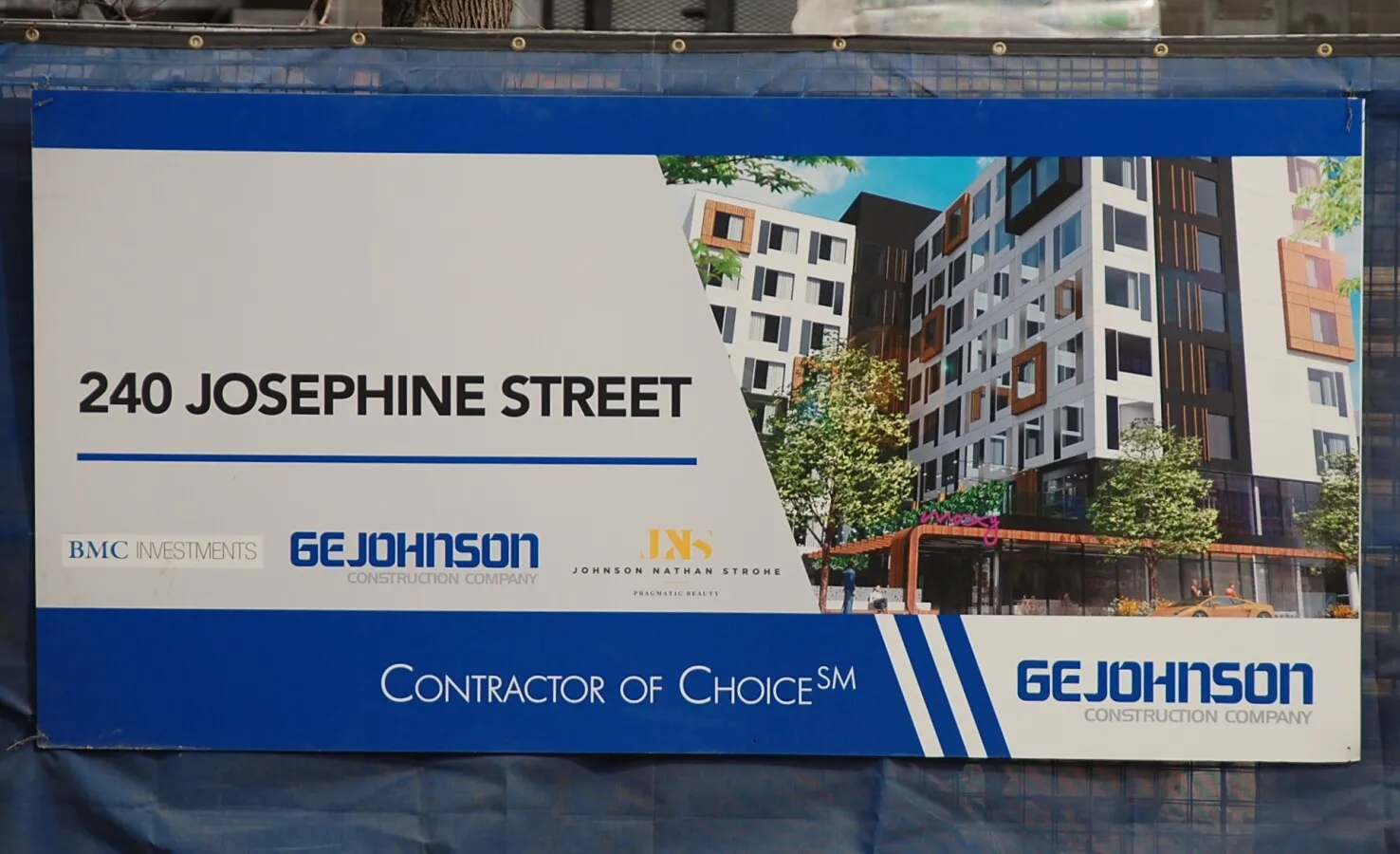 Construction signage