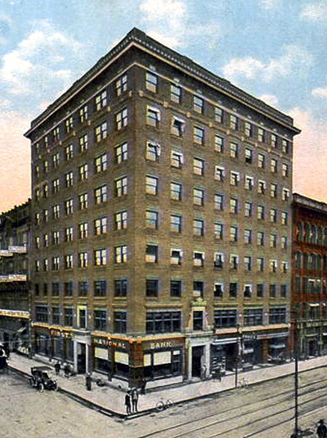 Vintage view from the northwest