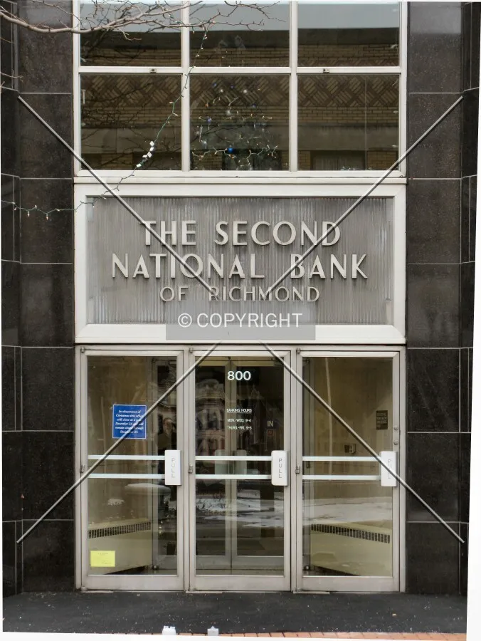 Modified entrance hiding two ionic columns