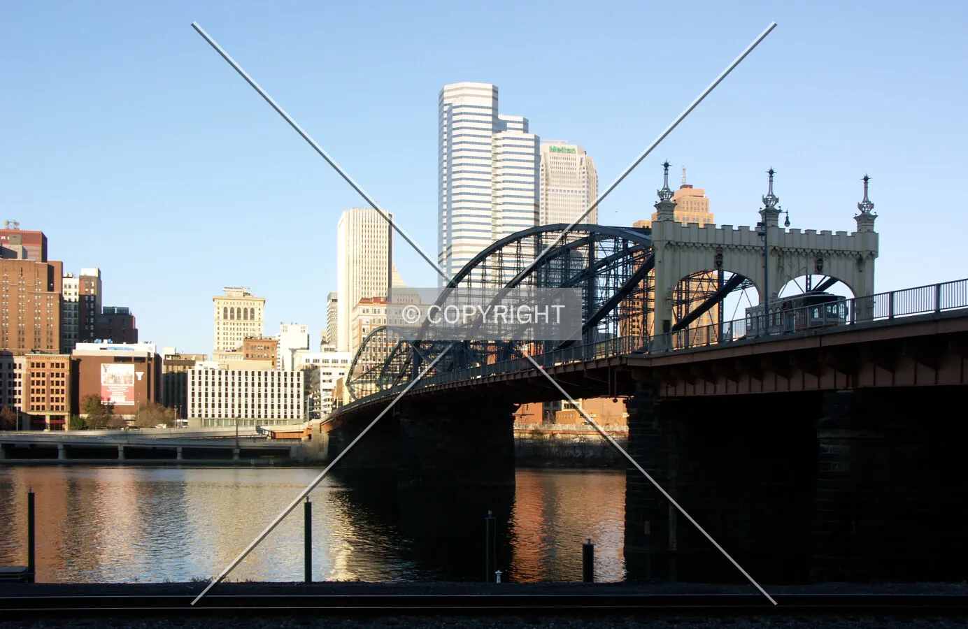Smithfield Street Bridge from the south