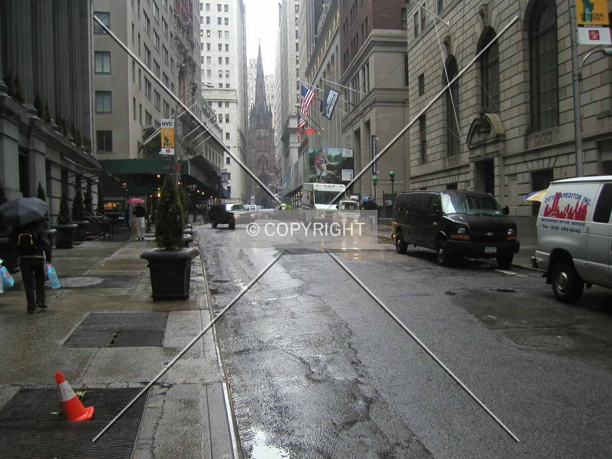 As seen from 60 Wall Street