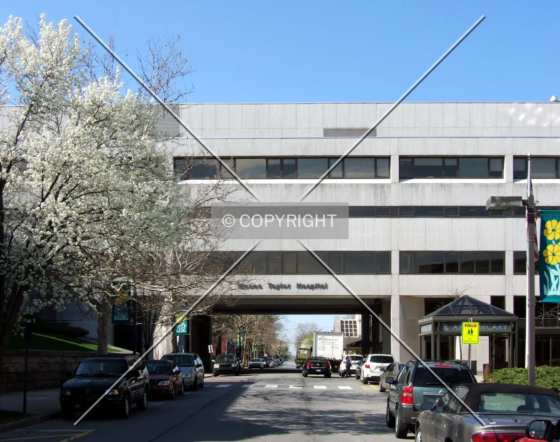 View from the northeast on Quincy Avenue