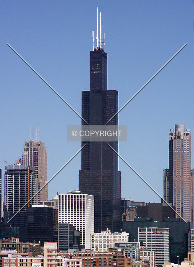 Distant view from the west side