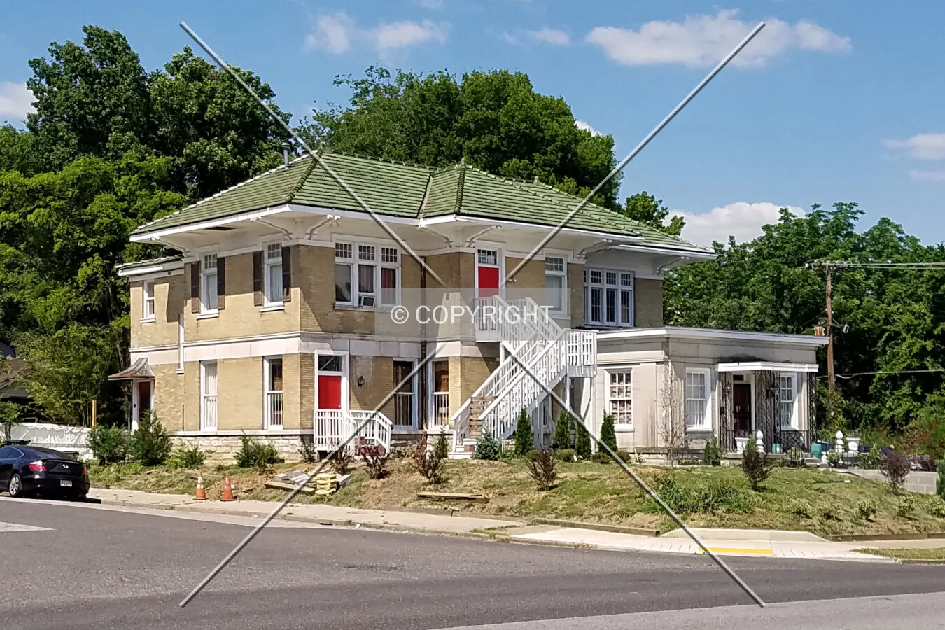 View from the southwest; June 10, 2017