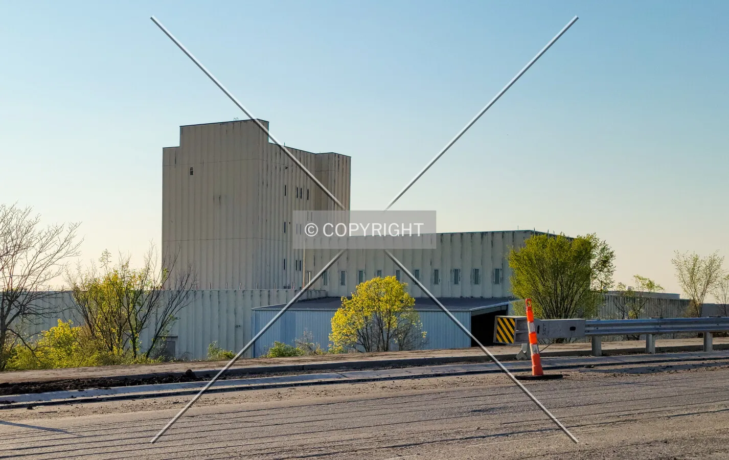 From the southeast; April 24, 2021