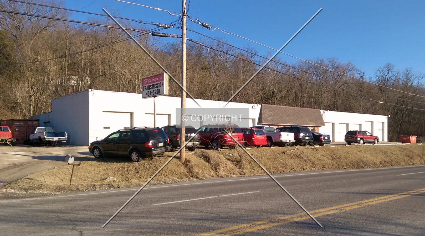 View from the northwest; March 7, 2015