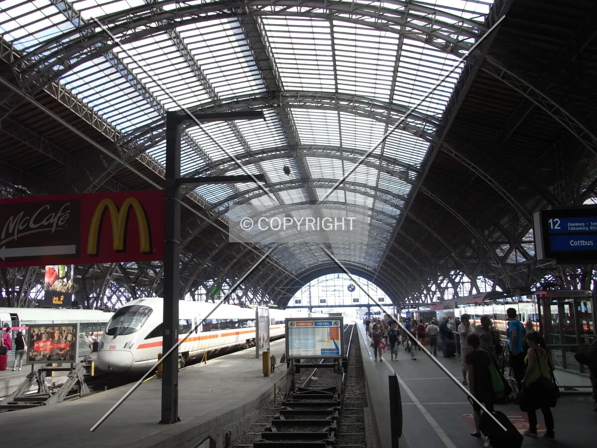 Leipzig train station