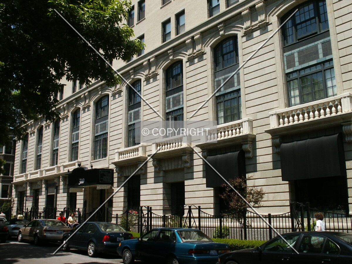 Street level along Belden Avenue