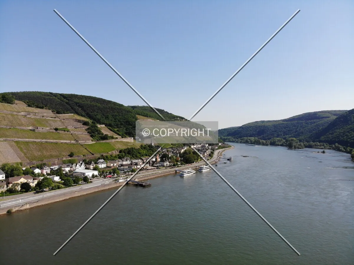 Above the rhine river