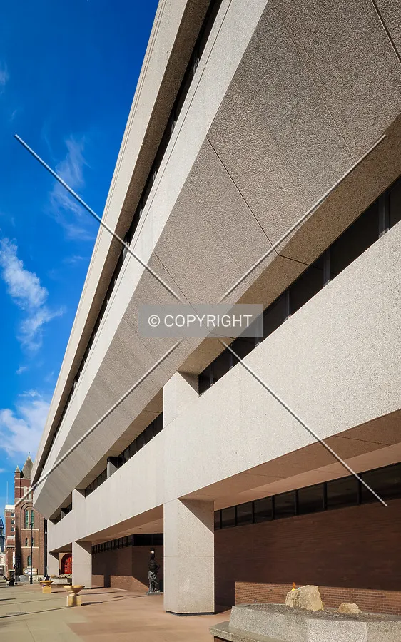 South facade; February 21, 2022