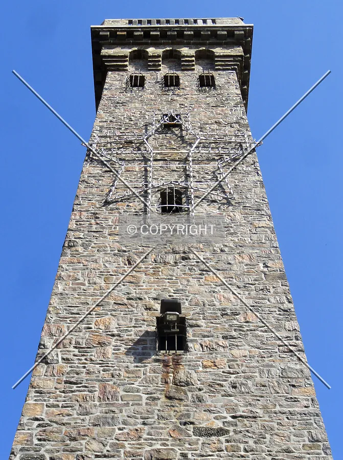 Looking up the western side