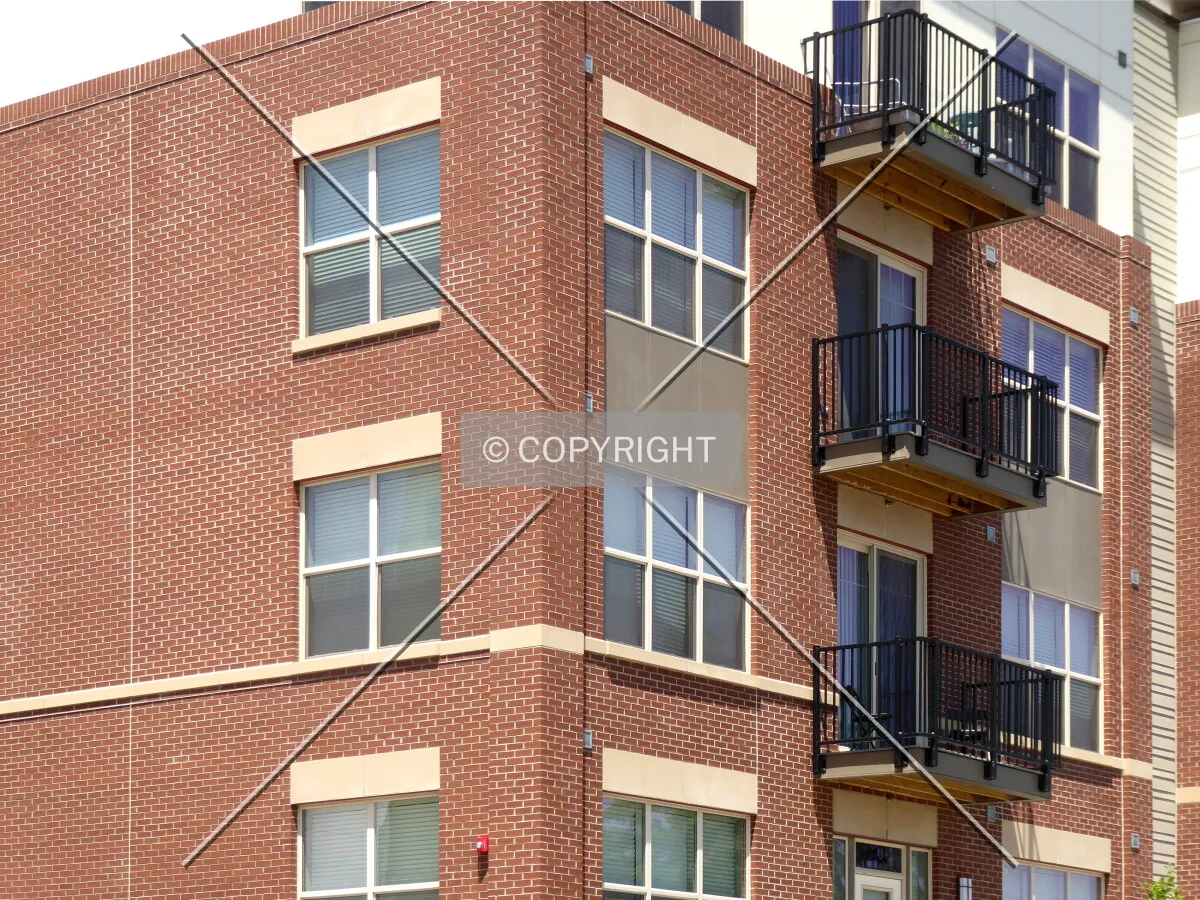 Southeast corner detail