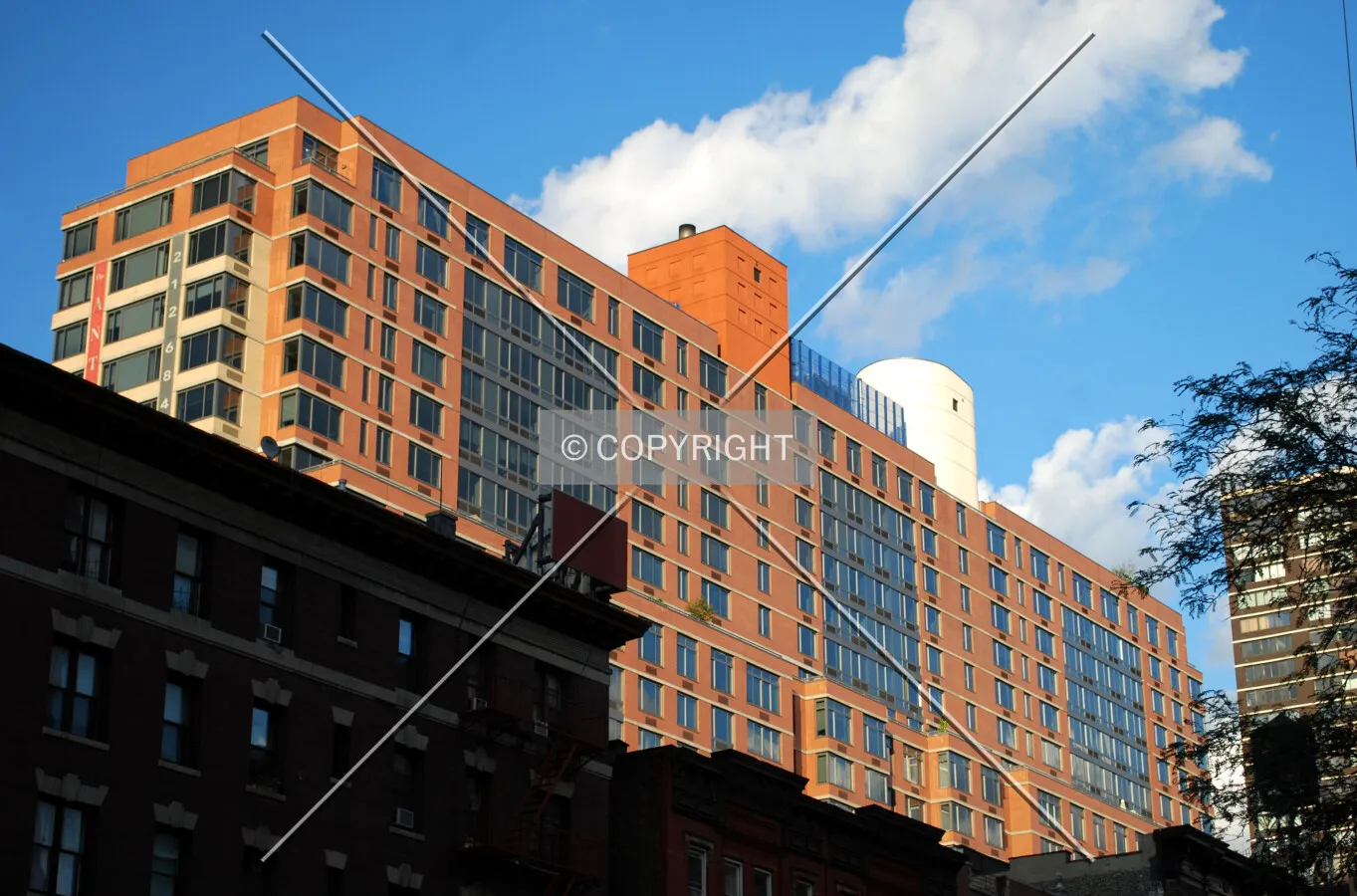 Upper floors from the southwest