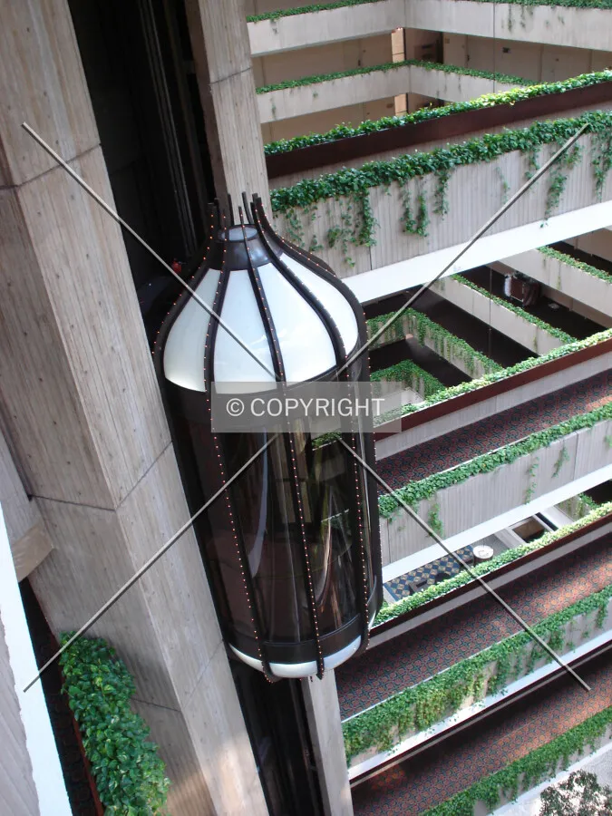 Elevator inside the lobby