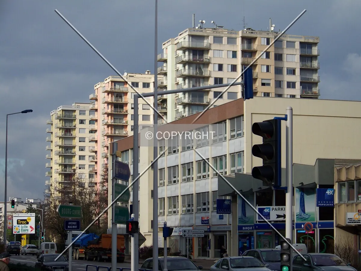View from the southeast